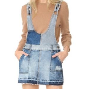 Free People The Patchwork Jumper Dress